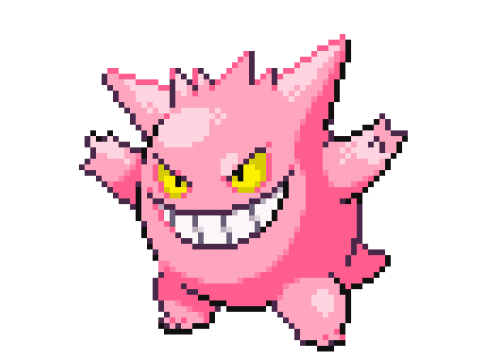 pink gengar